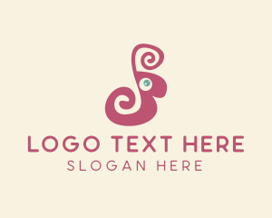 Slug - Animal Kiddie Snail logo design