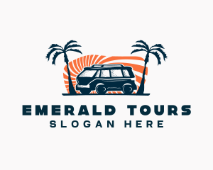 Camper Van Transportation logo design