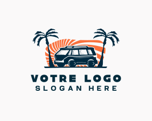 Transportation - Camper Van Transportation logo design