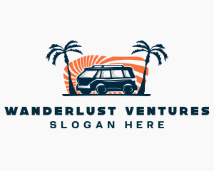 Camper Van Transportation logo design