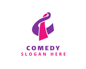 Hg - Pink Stylish C logo design