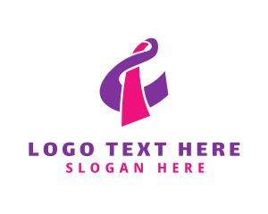 Pink - Pink Stylish C logo design