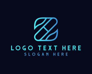 Initial - Leaf Pill Letter Z logo design