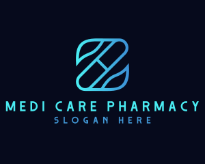 Pharmacist - Leaf Pill Letter Z logo design