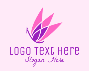 Swan - Swan Flower Crystal logo design