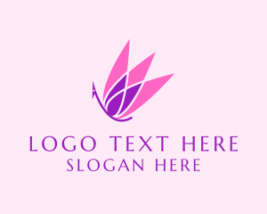 Animal - Butterfly Crystal Wings logo design