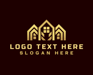 Luxury - Premium House Roofing logo design