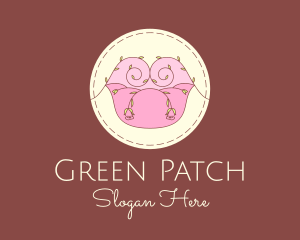 Patch - Lip Vine Patch logo design