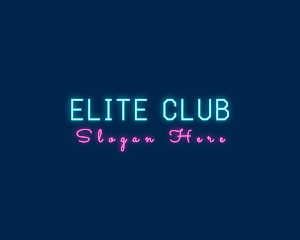 Club - Neon Bar Club logo design