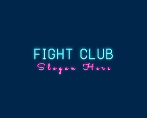 Neon Bar Club logo design