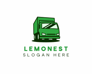 Logistics - Truck Transport Moving logo design