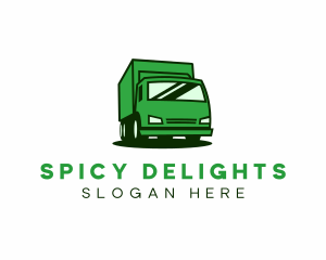 Logistics - Truck Transport Moving logo design
