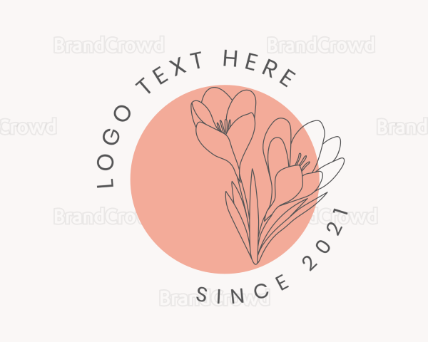 Beauty Boutique Flowers Logo