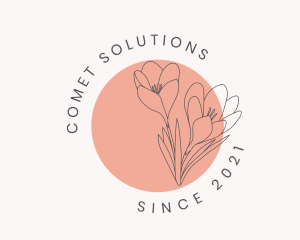 Beauty Boutique Flowers logo design