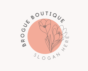 Beauty Boutique Flowers logo design