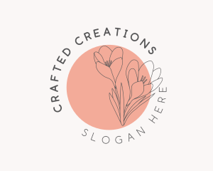 Beauty Boutique Flowers logo design