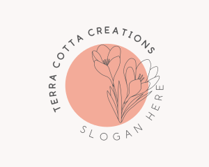 Beauty Boutique Flowers logo design