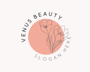 Beauty Boutique Flowers logo design