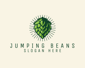 Beer Hops Brewer logo design