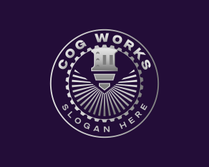 Cog Metalworks Machinery logo design