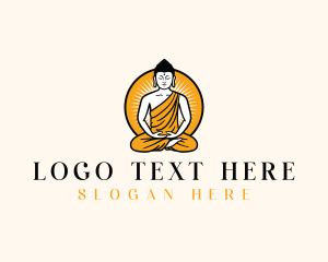 Enlightenment - Buddha Spiritual Meditation logo design