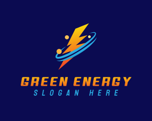 Lightning Energy Bolt logo design