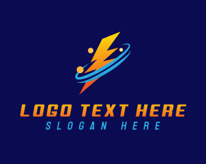 Charge - Lightning Energy Bolt logo design