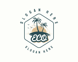 Resort  Beach Island Logo