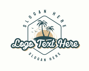 Resort  Beach Island Logo