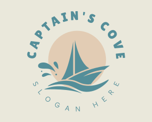 Captain - Beach Boat Sailing logo design