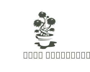 Bonsai Plant Pot Logo