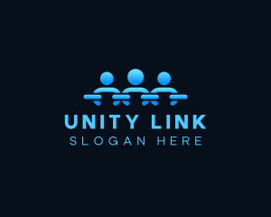 People Team Community logo design