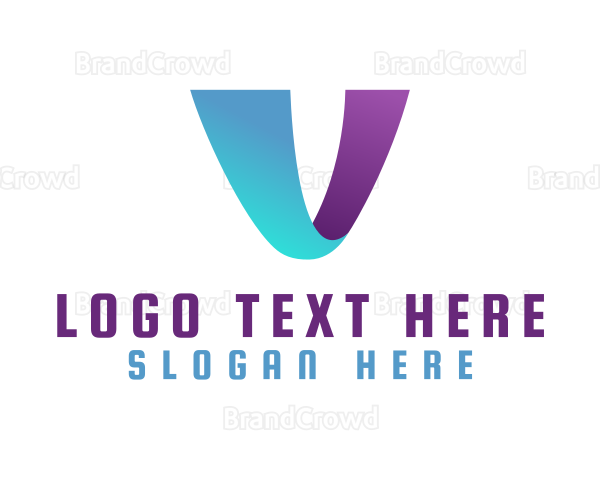 Generic Letter V Business Logo