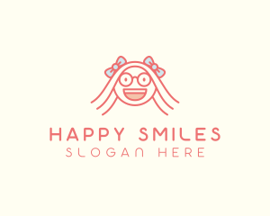 Smart Happy Girl logo design