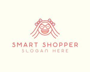 Smart Happy Girl logo design