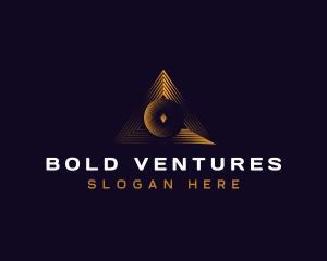 Triangle Professional Pyramid logo design