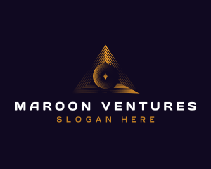 Triangle Professional Pyramid logo design