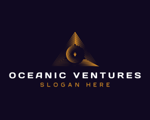 Triangle Professional Pyramid logo design