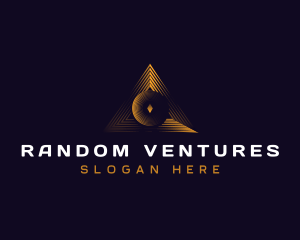 Triangle Professional Pyramid logo design