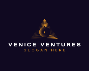 Triangle Professional Pyramid logo design