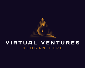 Triangle Professional Pyramid logo design