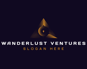 Triangle Professional Pyramid logo design