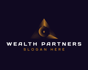 Triangle Professional Pyramid logo design