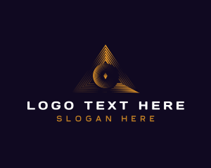 Expensive - Triangle Professional Pyramid logo design