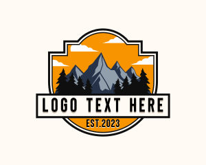 Outdoors - Mountaineer Summit Trek logo design