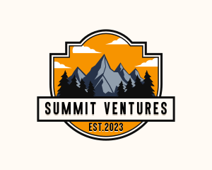 Mountaineer Summit Trek logo design