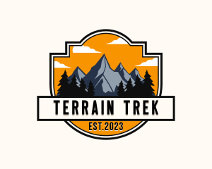 Mountaineer Summit Trek logo design