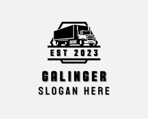 Mover - Box Truck Mover Logistics logo design
