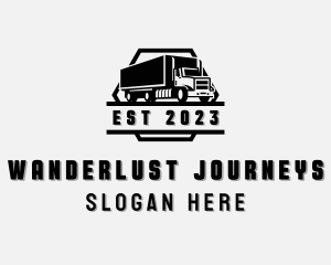 Roadie - Box Truck Mover Logistics logo design
