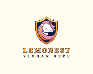 Magical - Magical Unicorn Shield logo design